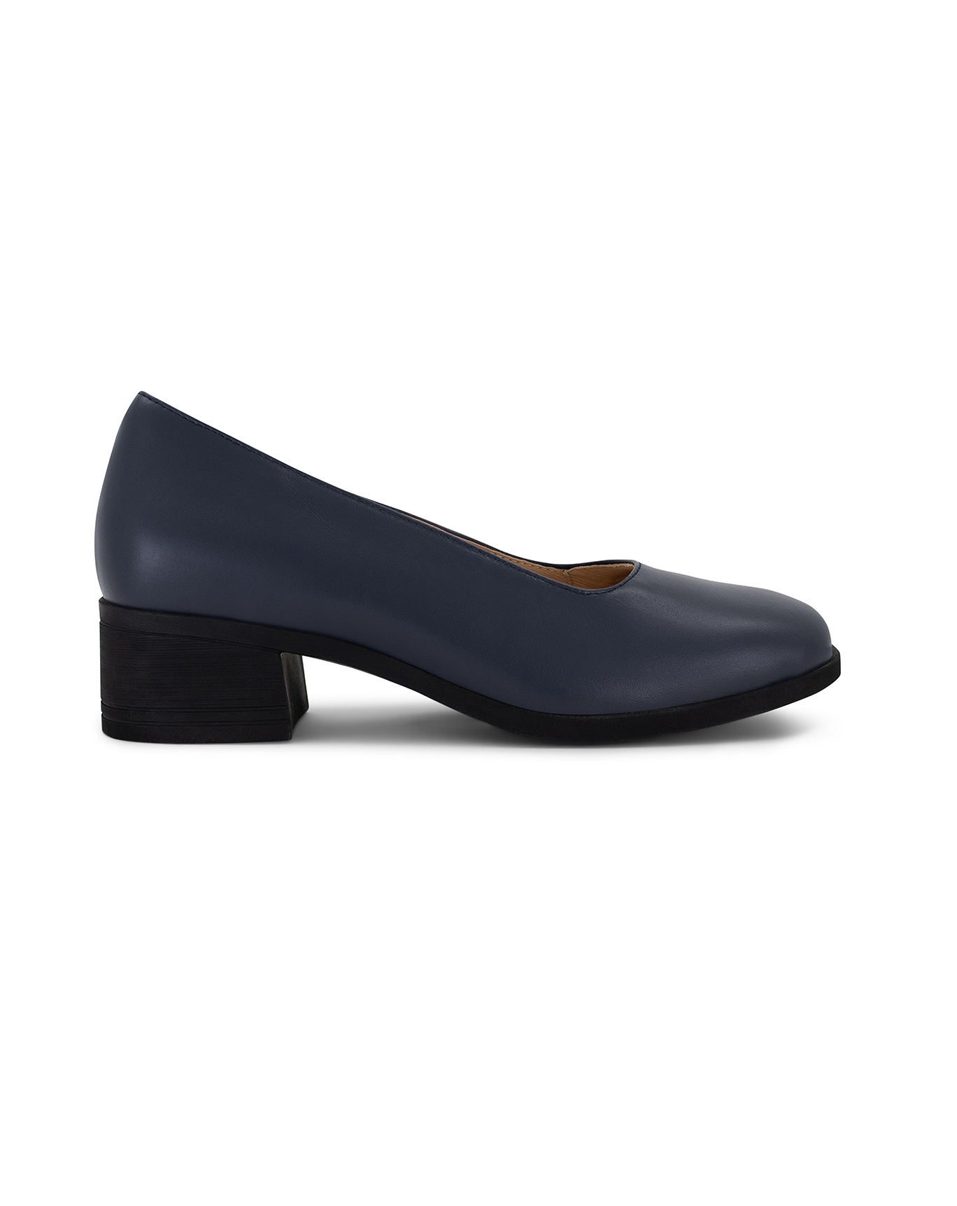 Genuine Leather Cabin Shoes (4cm Block Heel)
