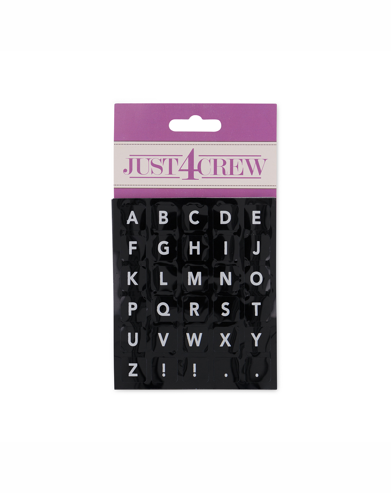 Personalized Alphabet Stickers for Crew Bags